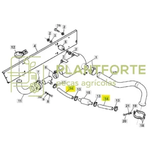 CQ36852 - MANGUEIRA - JOHN DEERE