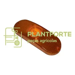 N14283 - Lente Lanterna Traseira Laranja - Tratores Case