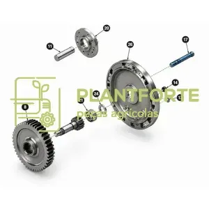 AN304967 - TAMPA DO CUBO DA RODA DIANTEIRA - JOHN DEERE